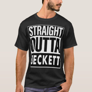 Beckett Name Straight Outta Beckett T-Shirt
