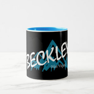 Beckley West Virginia Berge Zweifarbige Tasse