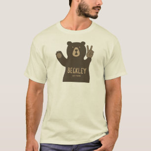 Beckley West Virginia Peace Bear T-Shirt