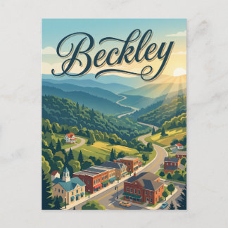 Beckley, West Virginia Postkarte