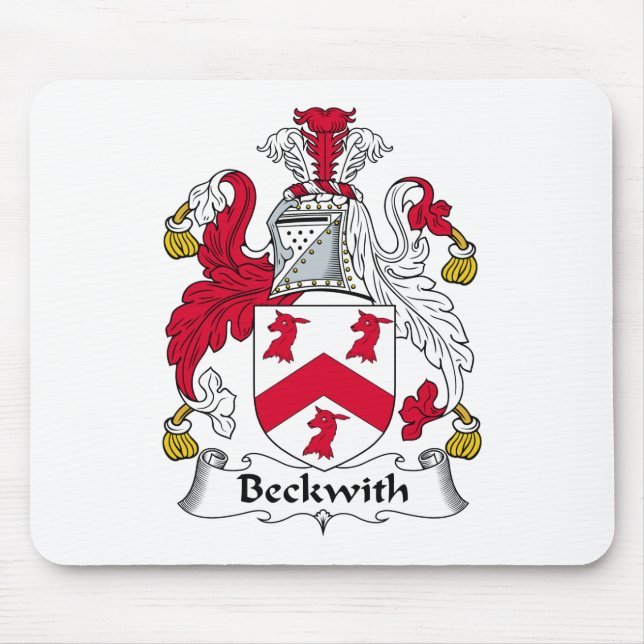Beckwith Familienwappen Mousepad (Vorne)