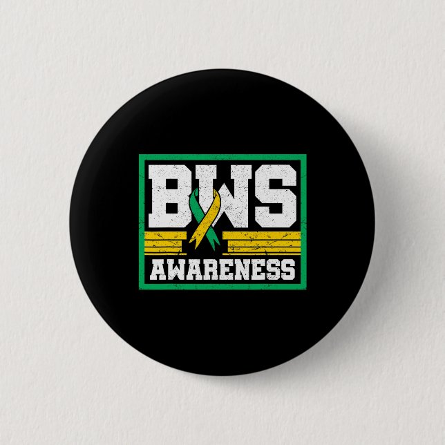 Beckwith-wiedemann Syndrom Bewusstsein Advocate Bw Button (Vorderseite)