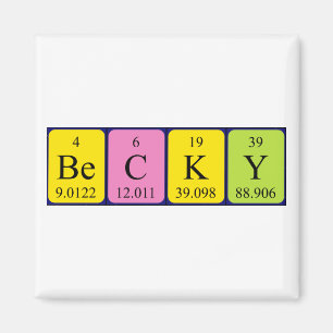 Becky Periodenmagnet Magnet