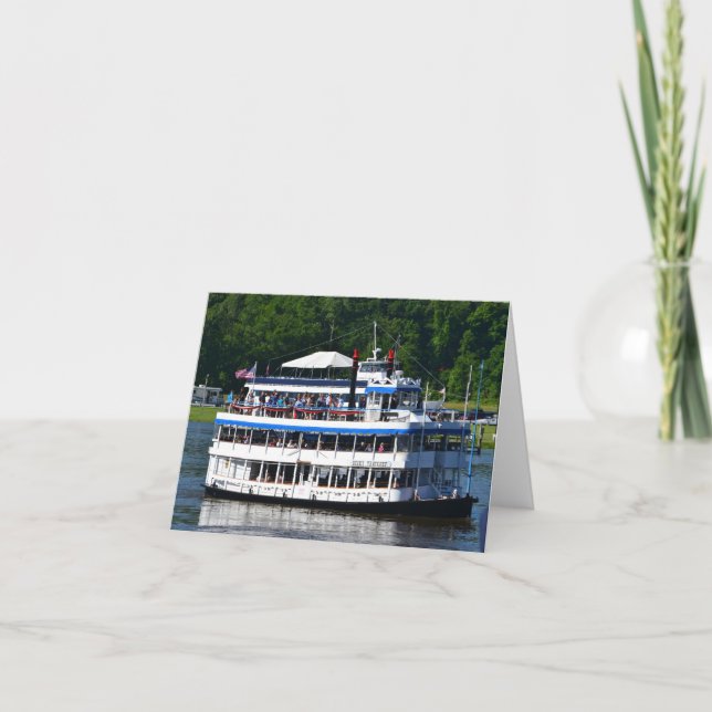 Becky Thatcher Riverboat Notecard Karte (Vorderseite)