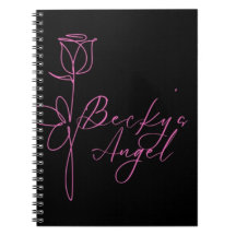 Becky's Angel Logo - Spiral Foto Notebook