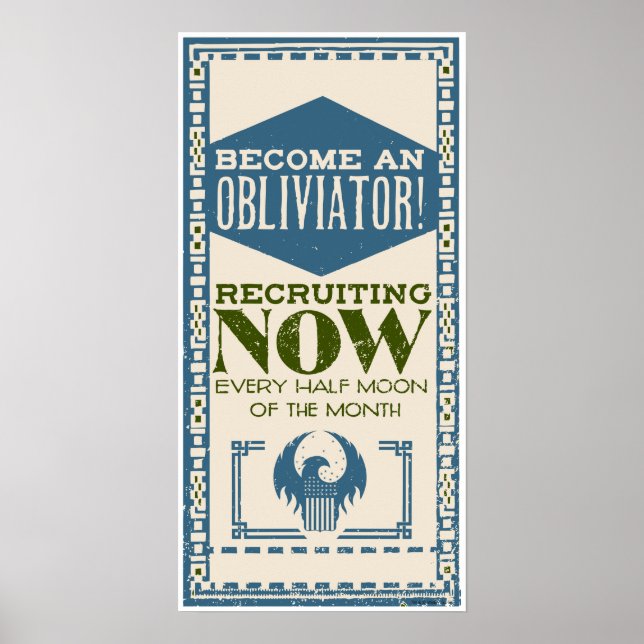 Become An Obliviator Poster (Vorne)