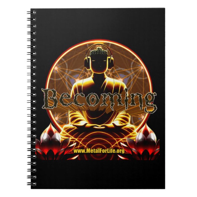 BECOMING - MetalForLife-Notebook Notizblock (Vorderseite)