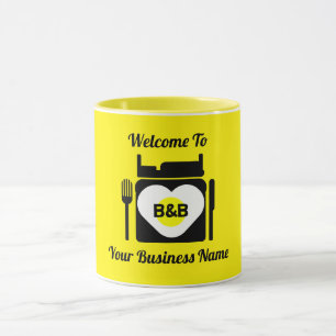 Bed-and-Breakfast-Geschäftsmerchandise Tasse