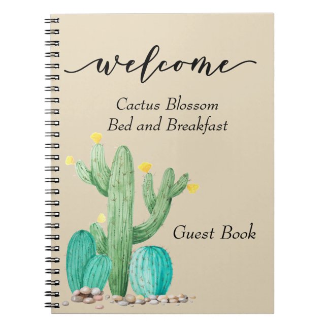 Bed & Breakfast Vacation Zuhause Gästebuch Anmeldu Notizblock (Vorderseite)