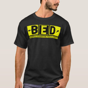 BED Laurence G Hanscom Field Airport Taxiway-Zeich T-Shirt