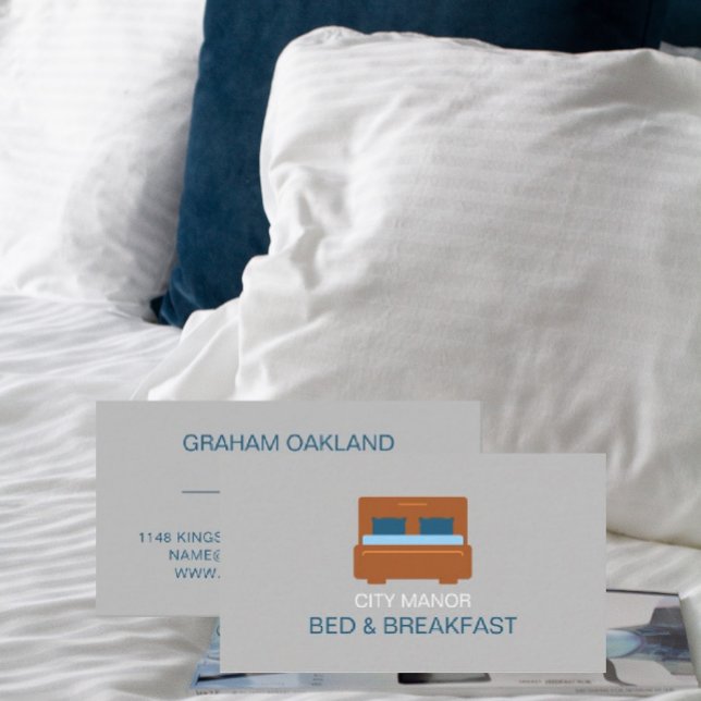 Bed-Logo, Bed & Breakfast Unterkunft Visitenkarte (Von Creator hochgeladen)