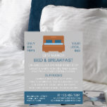 Bed Logo, Bed & Breakfast Unterkunft Werbung Flyer<br><div class="desc">Bed Logo,  Bed & Breakfast Unterkunft Werbung Flyer durch den Business Card Store.</div>