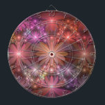 Bed of Blume farbenfrohe Shiny Abstrakte Fraktal K Dartscheibe<br><div class="desc">Ein Bett aus glänzenden Fantasy-Blume,  ein einzigartiges leuchtendes Blumenwerk. Design für Ihr Dartboard und vieles mehr.</div>