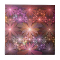 Bed of Blume farbenfrohe Shiny Abstrakte Fraktal K