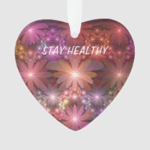 Bed of Blume farbenfrohe Shiny Abstrakte Fraktal K