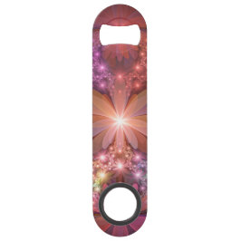 Bed of Blume farbenfrohe Shiny Abstrakte Fraktal K Speed Flaschenöffner