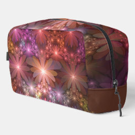 Bed of Blume farbenfrohe Shiny Abstrakte Fraktal K Waschbeutel