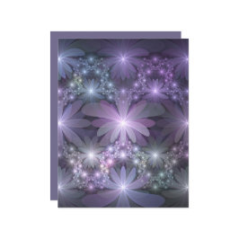 Bed of Blume Trendy Shiny Abstraktes Fraktal Kunst