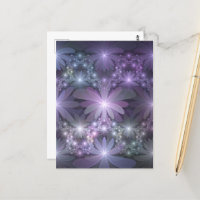 Bed of Blume Trendy Shiny Abstraktes Fraktal Kunst