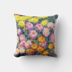 Bed of Chrysanthemums von Monet Kissen