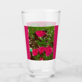 Bed of Roses Glass Tumbler
