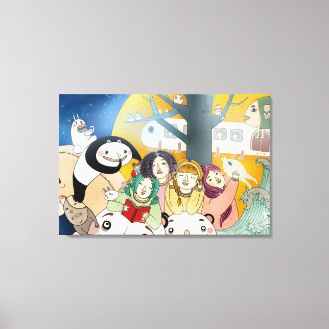 Bed time Story 2013 Leinwanddruck (Vorderseite)