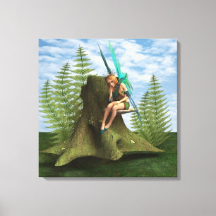 Bedachtungsvoll Fairy Leinwanddruck
