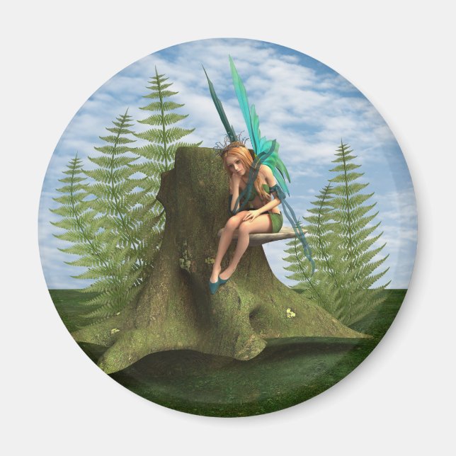 Bedachtungsvoll Fairy Magnet (Vorne)