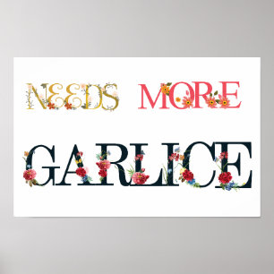 Bedarf an Garnelen Poster