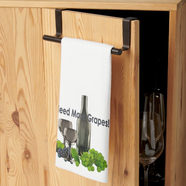 Bedarf an mehr Trauben Geschirrtuch (Drittel gefaltet)