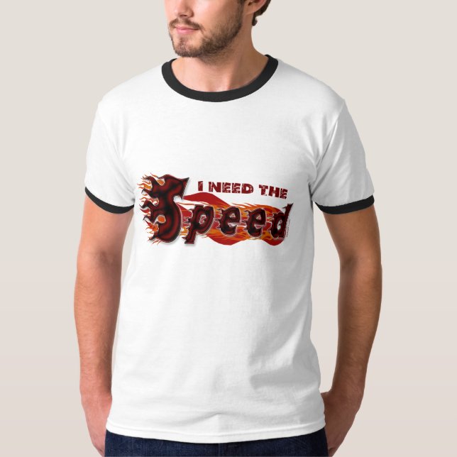Bedarfs-Geschwindigkeit T-Shirt (Vorderseite)