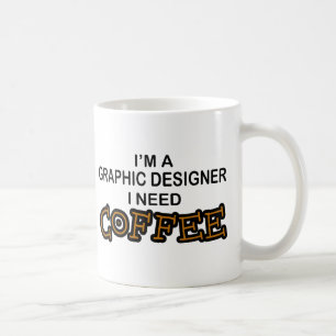 Bedarfs-Kaffee - Grafikdesigner Tasse