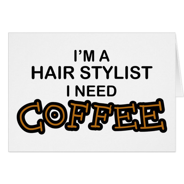 Bedarfs-Kaffee - Haar-Stylist (Vorderseite (Horizontal))