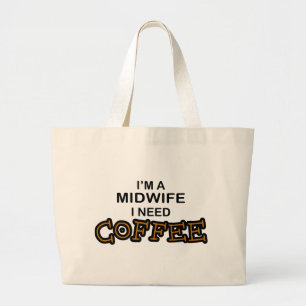 Bedarfs-Kaffee - Hebamme Jumbo Stoffbeutel