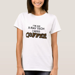 Bedarfs-Kaffee - Röntgenstrahl-Technologie T-Shirt