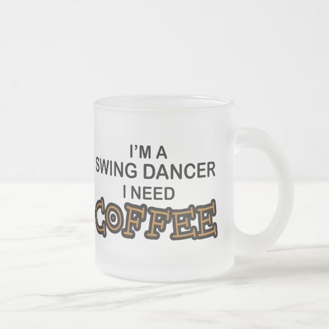 Bedarfs-Kaffee - Schwingen-Tänzer Mattglastasse (Rechts)