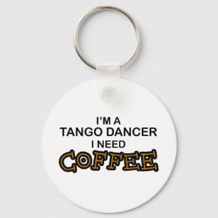 Bedarfs-Kaffee - Tango-Tänzer Schlüsselanhänger