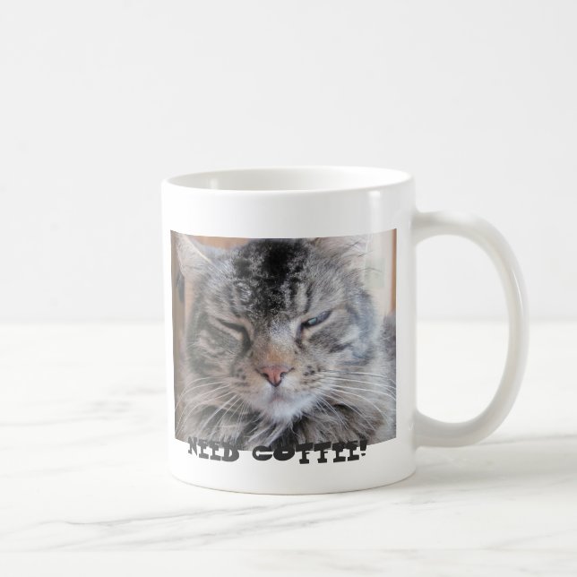 Bedarfskaffee! Ich nicht gerade wache heitres auf Kaffeetasse (Rechts)