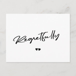 Bedauerlich schwarz-weiß stornieren Verschiebung Postkarte