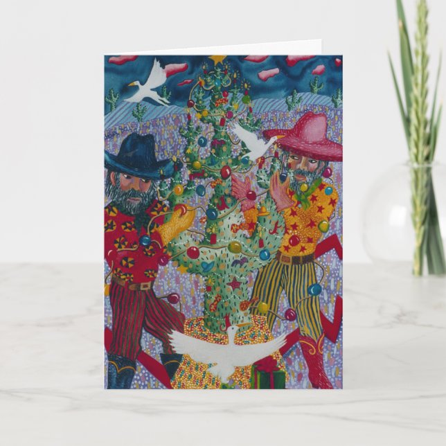 BEDAZZLED BANDIDOS CHRISTMAS CARD FEIERTAGSKARTE (Vorderseite)