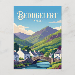 Beddgelert Wales Postkarte