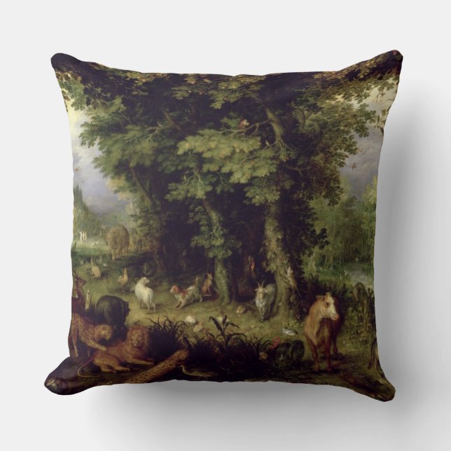 Bedecken Sie oder das irdische Paradies, 1607-08 Kissen (Vorderseite)