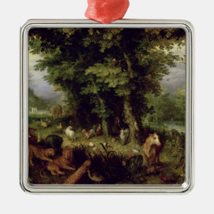 Bedecken Sie oder das irdische Paradies, 1607-08 Ornament Aus Metall
