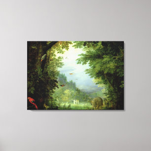 Bedecken Sie oder das irdische Paradies, Leinwanddruck