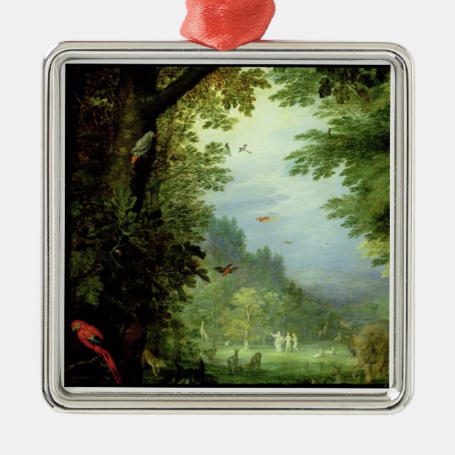 Bedecken Sie oder das irdische Paradies, Ornament Aus Metall (Vorne)