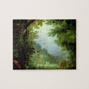 Bedecken Sie oder das irdische Paradies, Puzzle