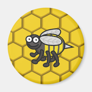 Bedeckt im Bienen-Magneten Magnet