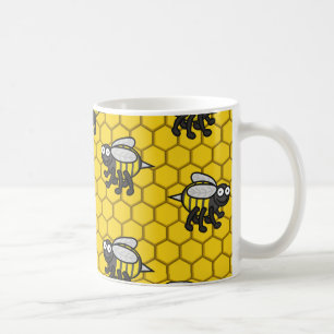 Bedeckt in Bienen-Tasse 2 Tasse