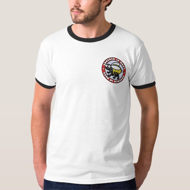 Bedeckt in Shirt 1 der Bienen-2 (Vorderseite)