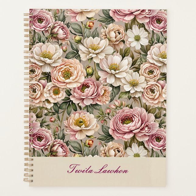 Bedeckt mit alten Rose Planer (Vorderseite)